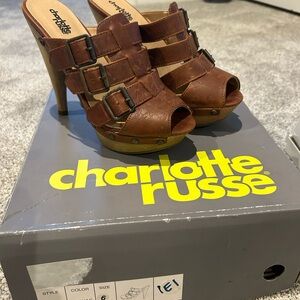 Charlotte Russe Brown Women's Heeled Sandals